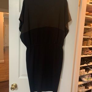 W by worth black/brown sweater dress petite size
